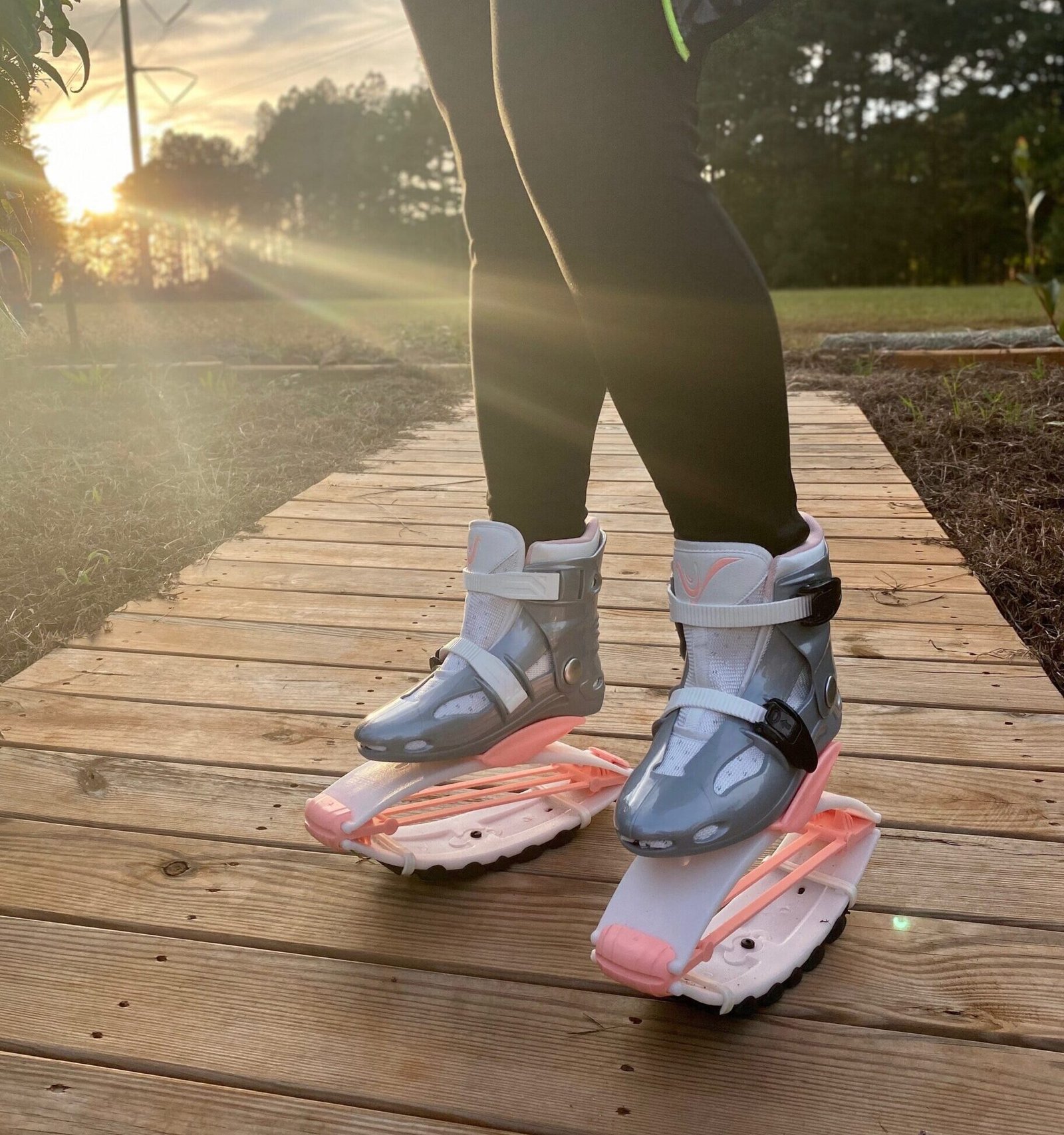 KANGAROO Boots – strieborno-oranžové – 5