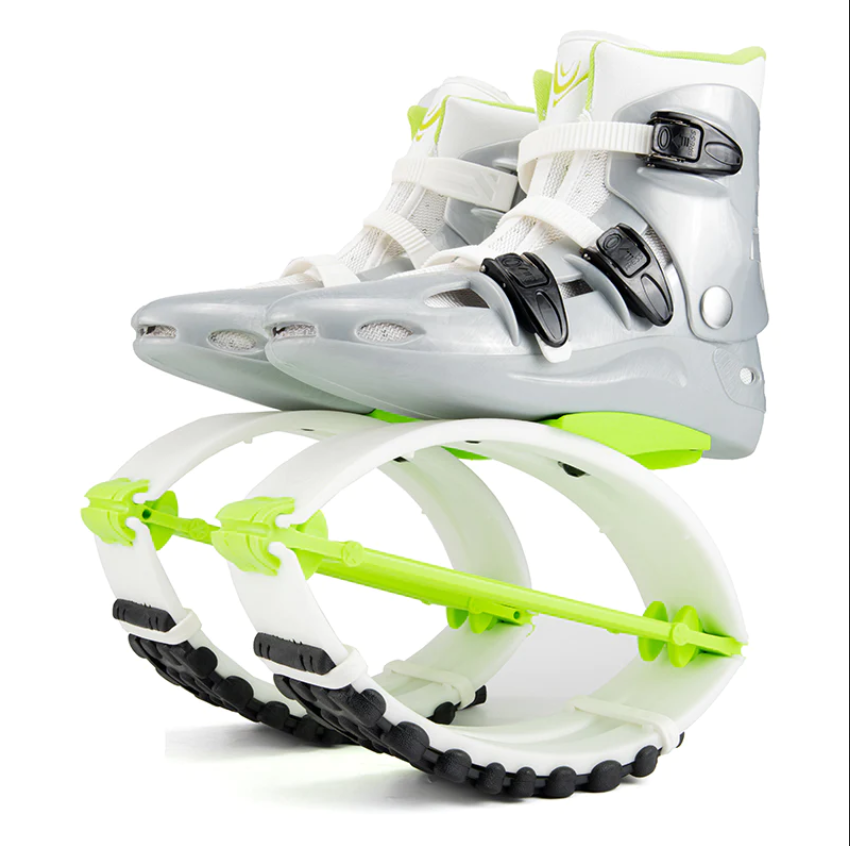 KANGAROO Boots – strieborno-zelené – 3