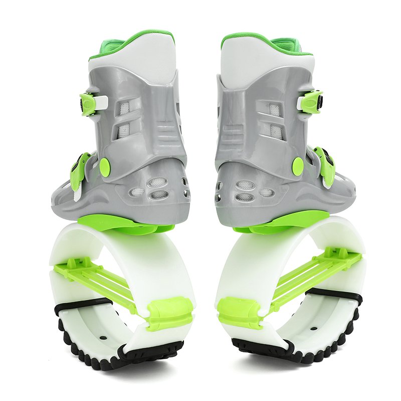KANGAROO Boots – strieborno-zelené – 4