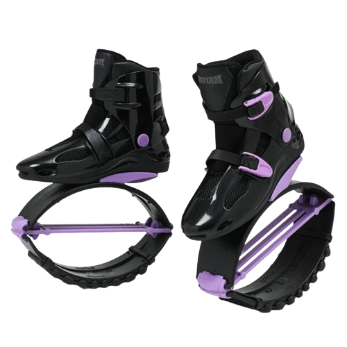 KANGAROO Boots – čierno-fialové