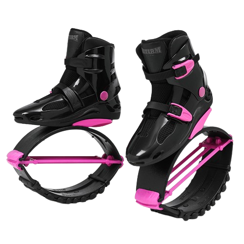 KANGAROO Boots – čierno-tm.ružové
