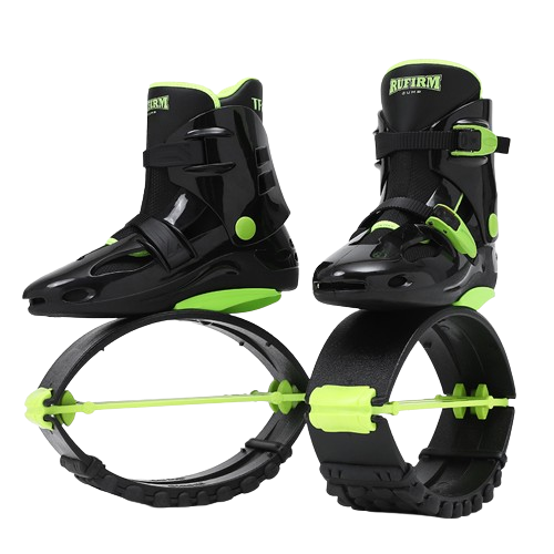 KANGAROO Boots – čierno-zelené