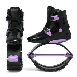 KANGAROO Boots – čierno-fialové – 3