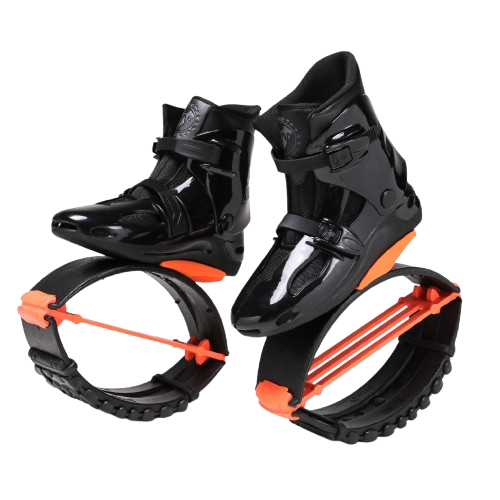 KANGAROO Boots – čierno-oranžové