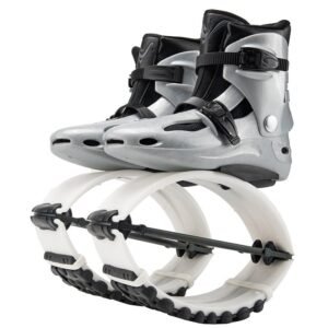 KANGAROO Boots – strieborno-čierne – 2