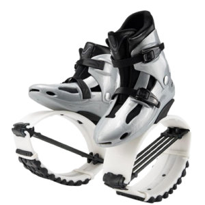 KANGAROO Boots – strieborno-čierne