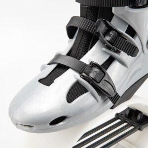 KANGAROO Boots – strieborno-čierne – 3
